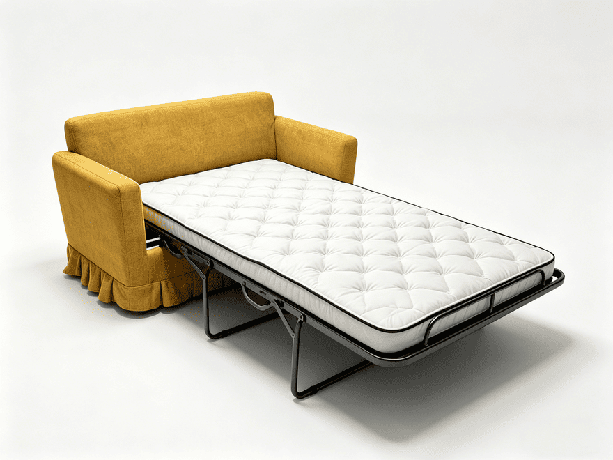 新款商务定制三折沙发床功能架