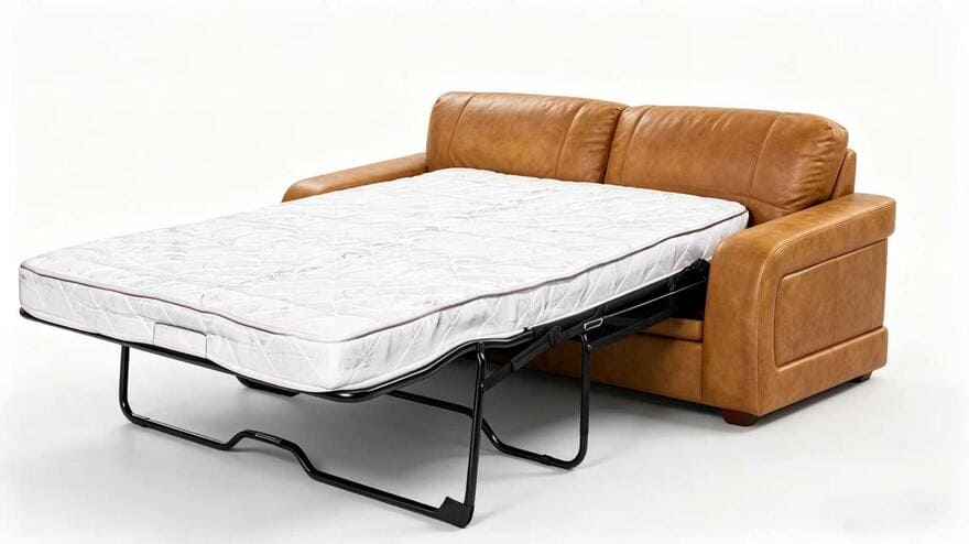 二折金属网格沙发床架